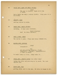 Moe Howard's Script for The Three Stooges 1942 Film ''Sock-a-Bye Baby'', With Working Title ''Their First Baby'' -- With Howard's Annotations & Drawings on Back Cover